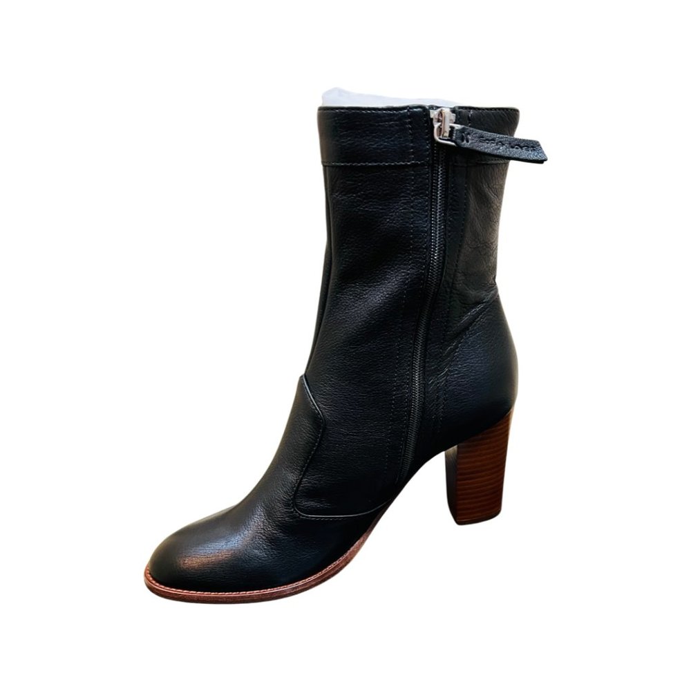 NWT The Marc Jacobs Sofia Loves The Ankle Black Leather Boot Size US 7 NWT